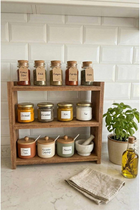 Hanah Home Ck30C - Pine Estantería de Cocina